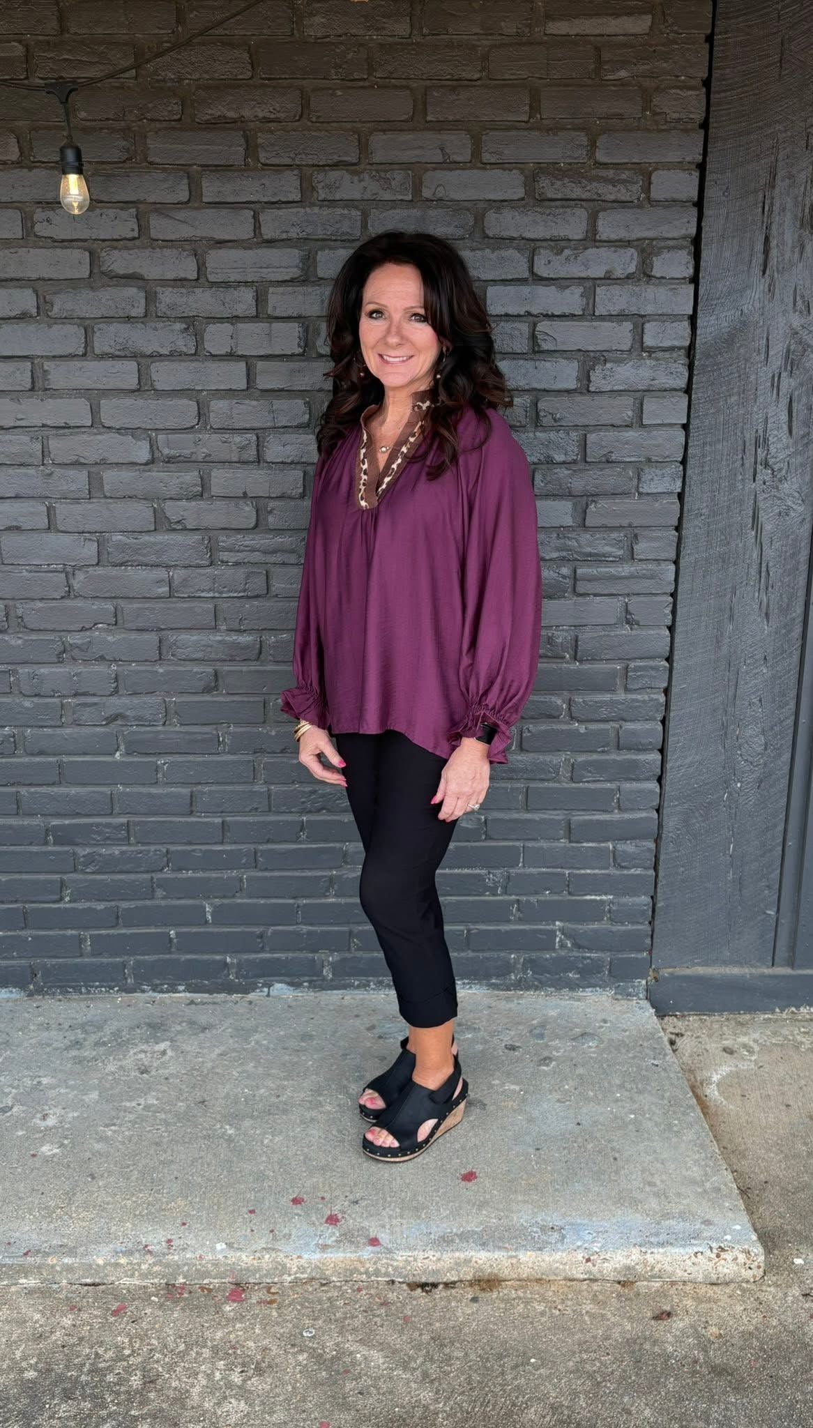 Hint of Leopard Top by UmGee