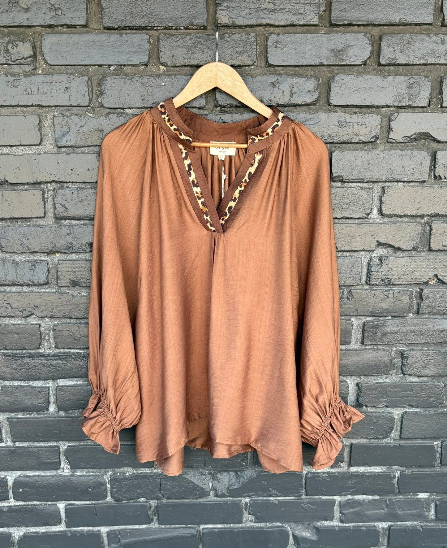 Hint of Leopard Top by UmGee