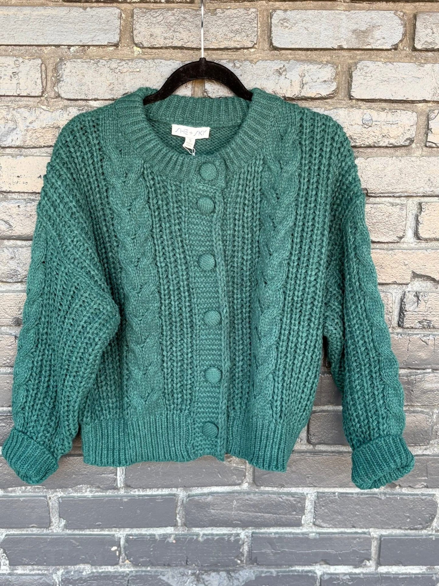 Cute In Cable Knit Sweater