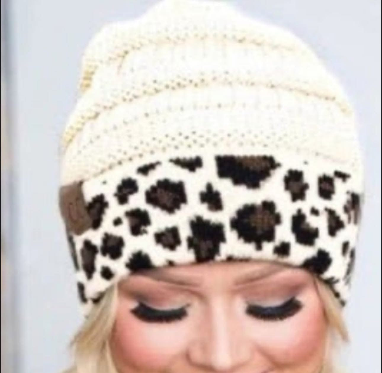 Leopard CC Beanie