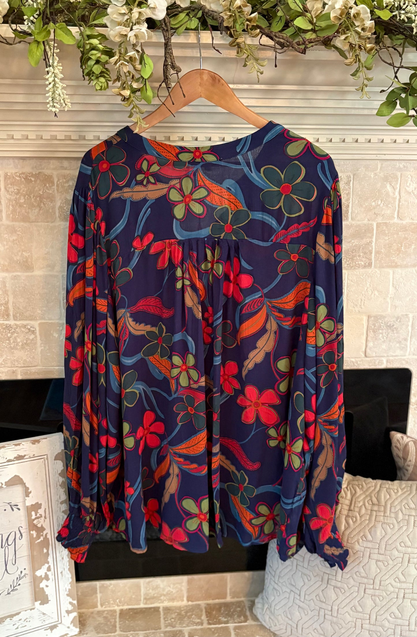 Flower Power Top by Easel!