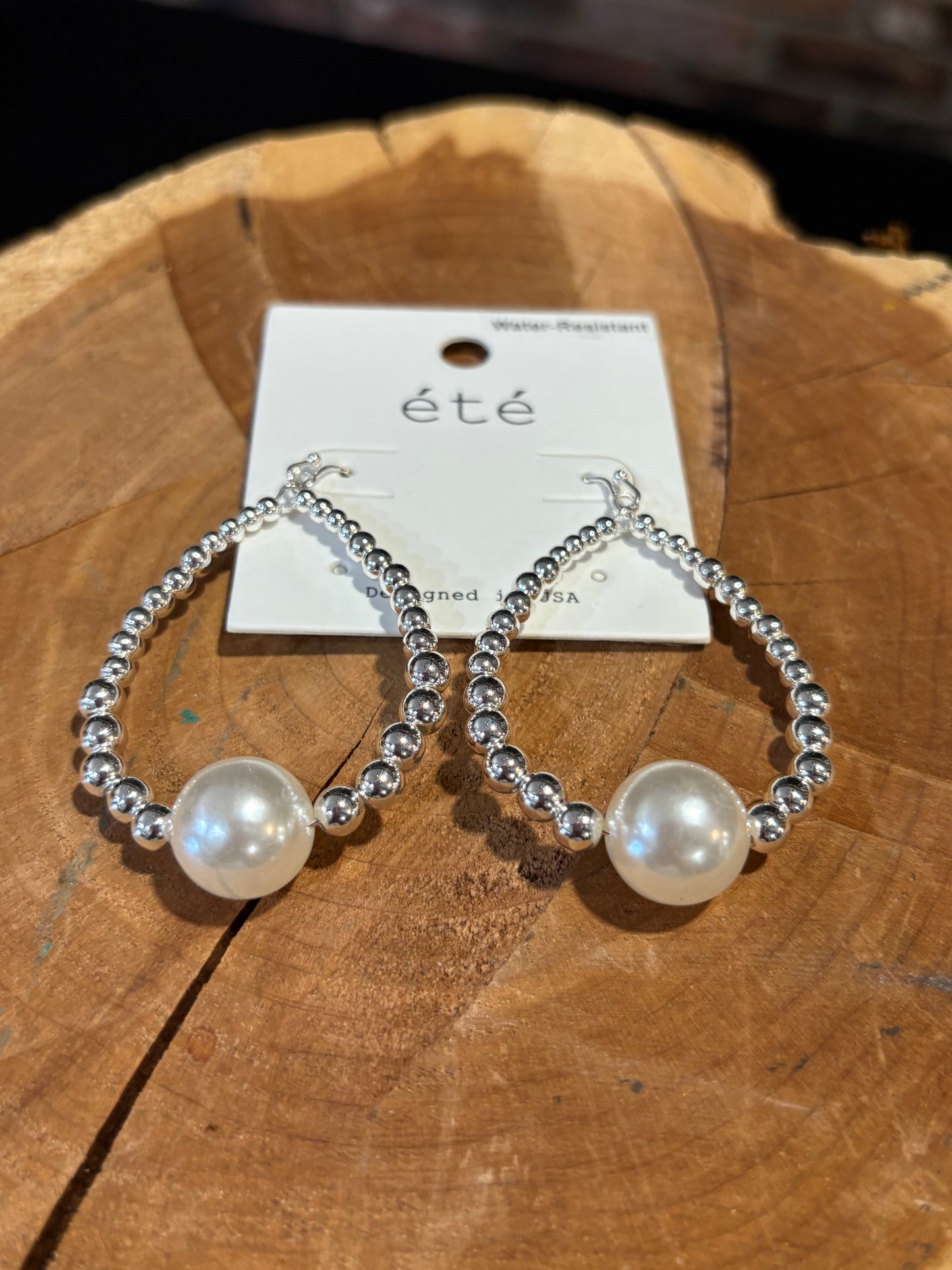 Single Chunky Pearl Earring