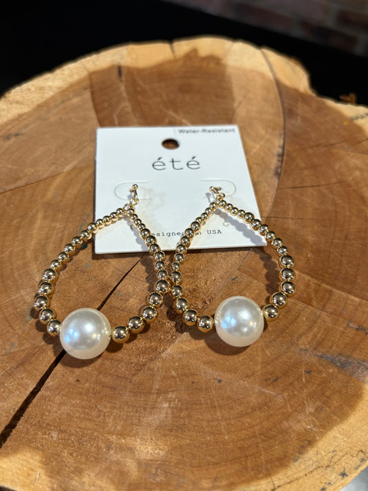Single Chunky Pearl Earring