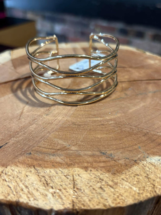 Wide Gold Cuff