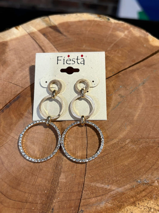 Triple Circle Earrings