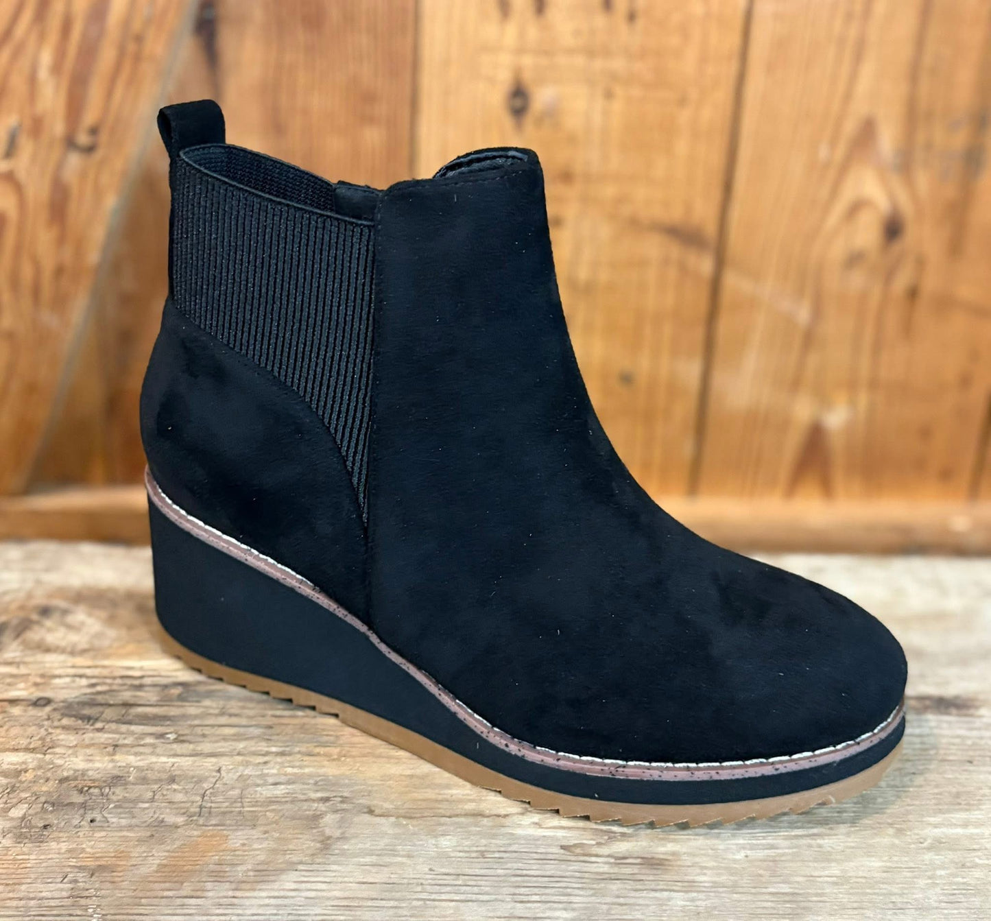 Corky’s Boutique Apple Sauced Suede Boot