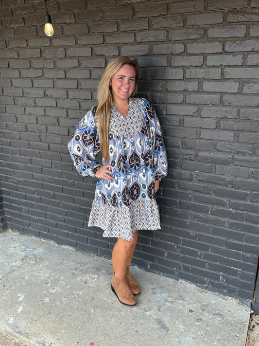 September Blues Dress