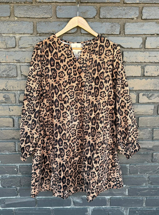 All Out Leopard Dress