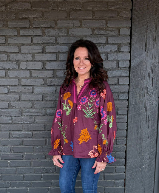Plum Crazy Top by UmGee