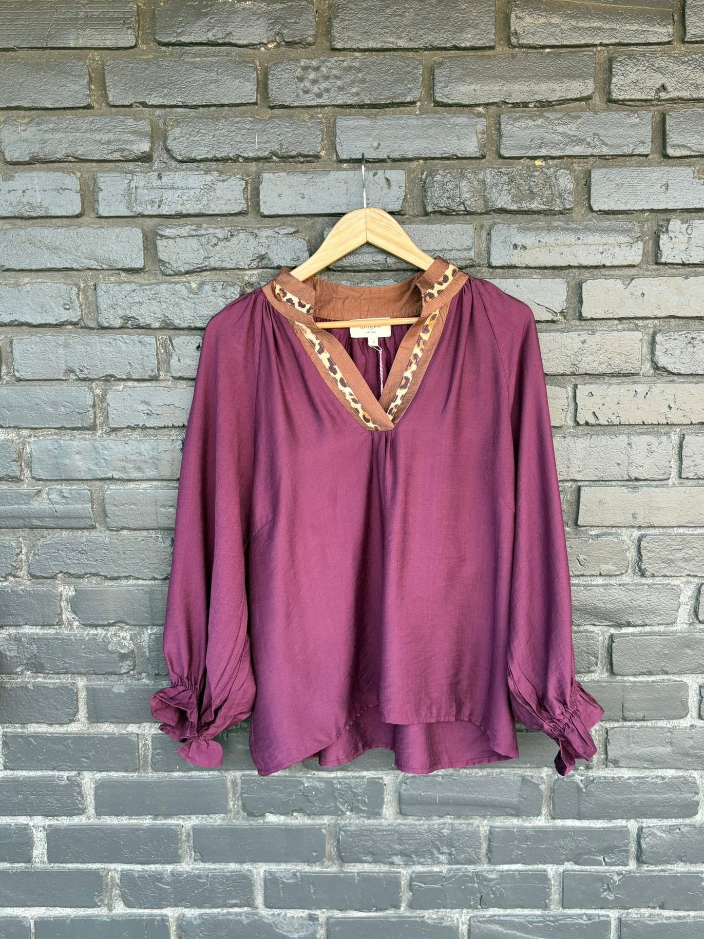 Hint of Leopard Top by UmGee