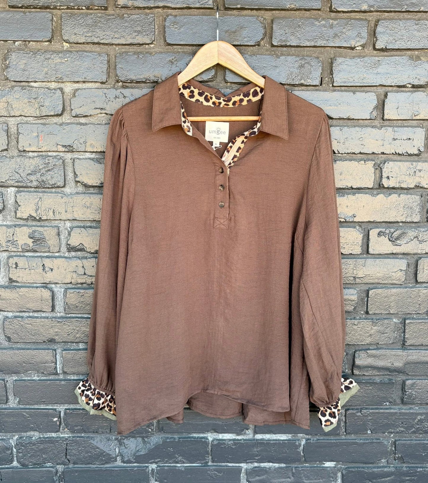 Leopard Vibes Top