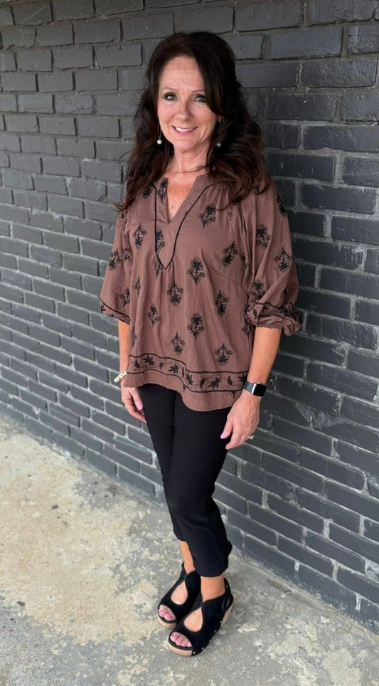 Vintage Bouquet Top