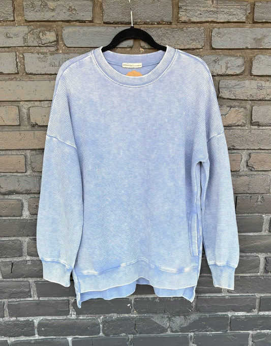 Softly Ribbed Sweatshirt