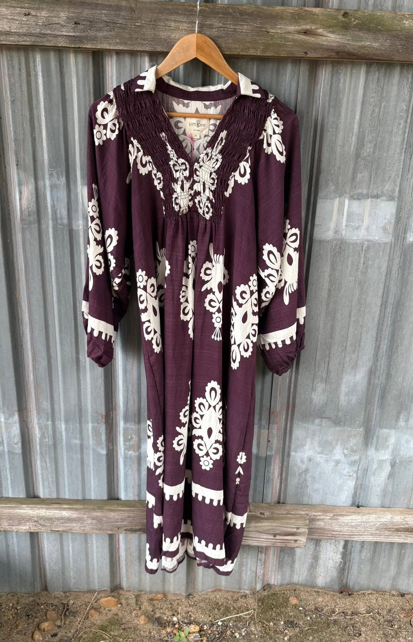 Muscadine Wine Maxi Dress