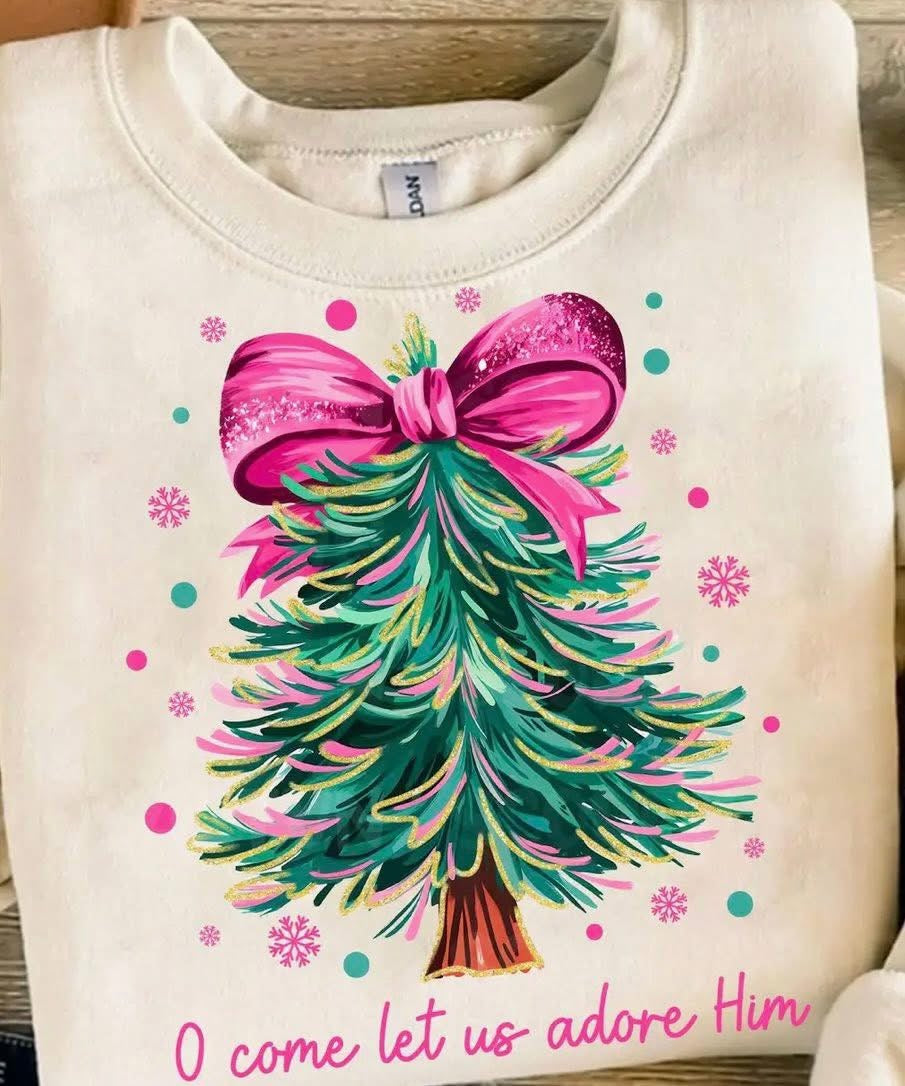 “Oh Come Let Us Adore Him” Sweatshirt