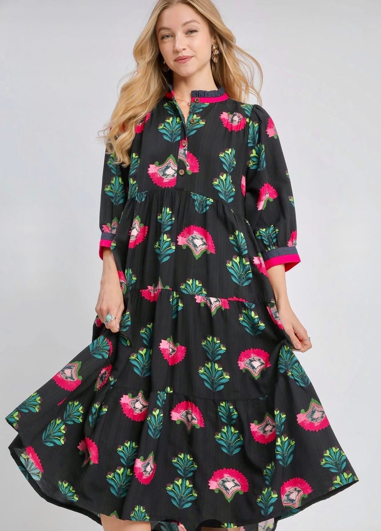 Botanical Maxi Dress by UmGee