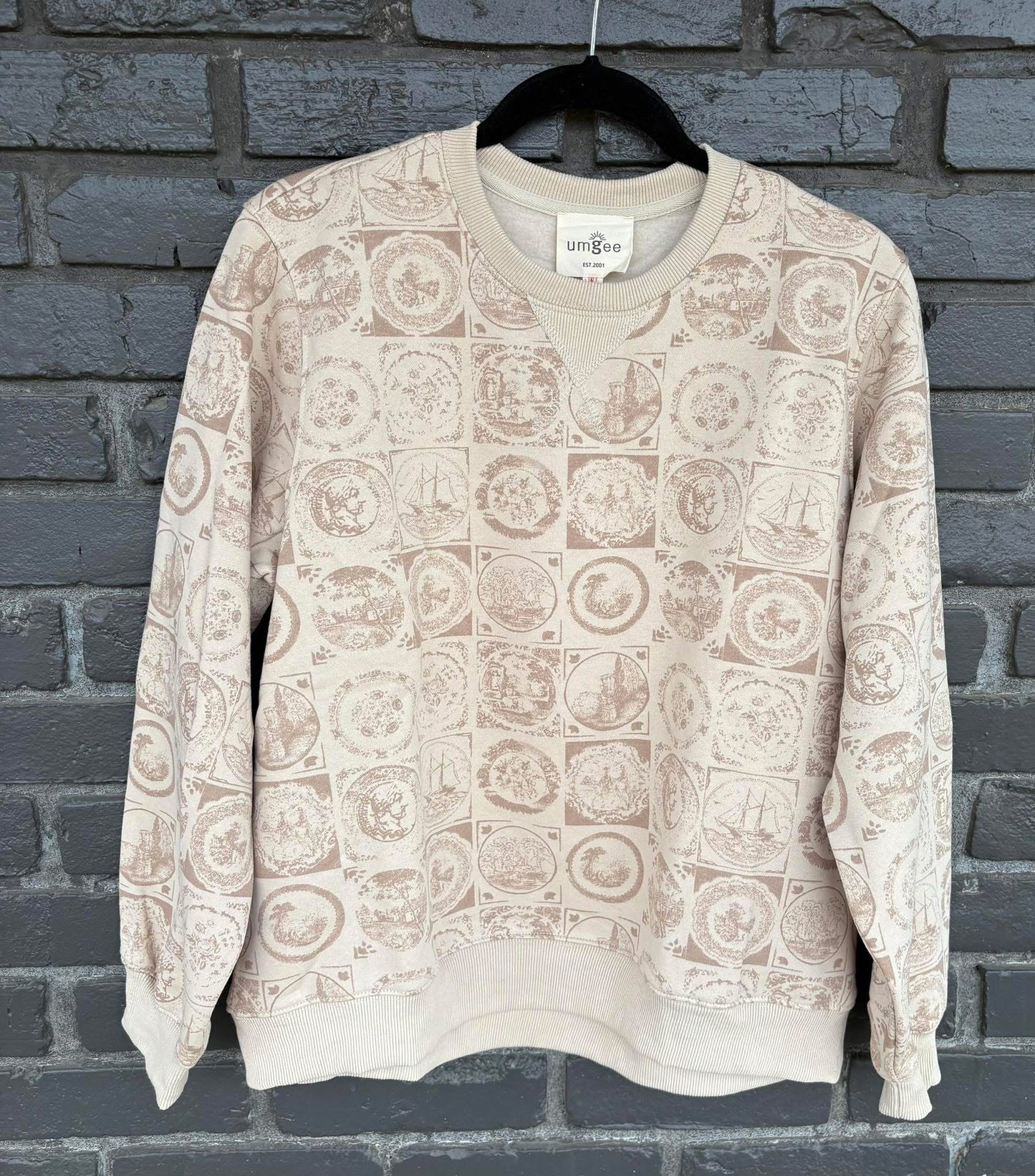 Stamp Print Sweatshirt