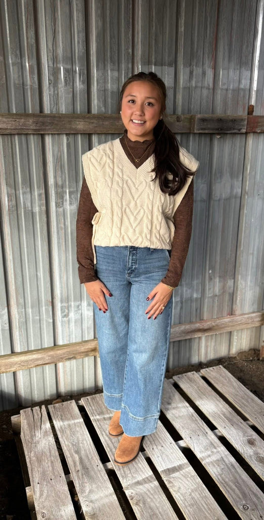 KanCan Addie Wide Leg Jeans