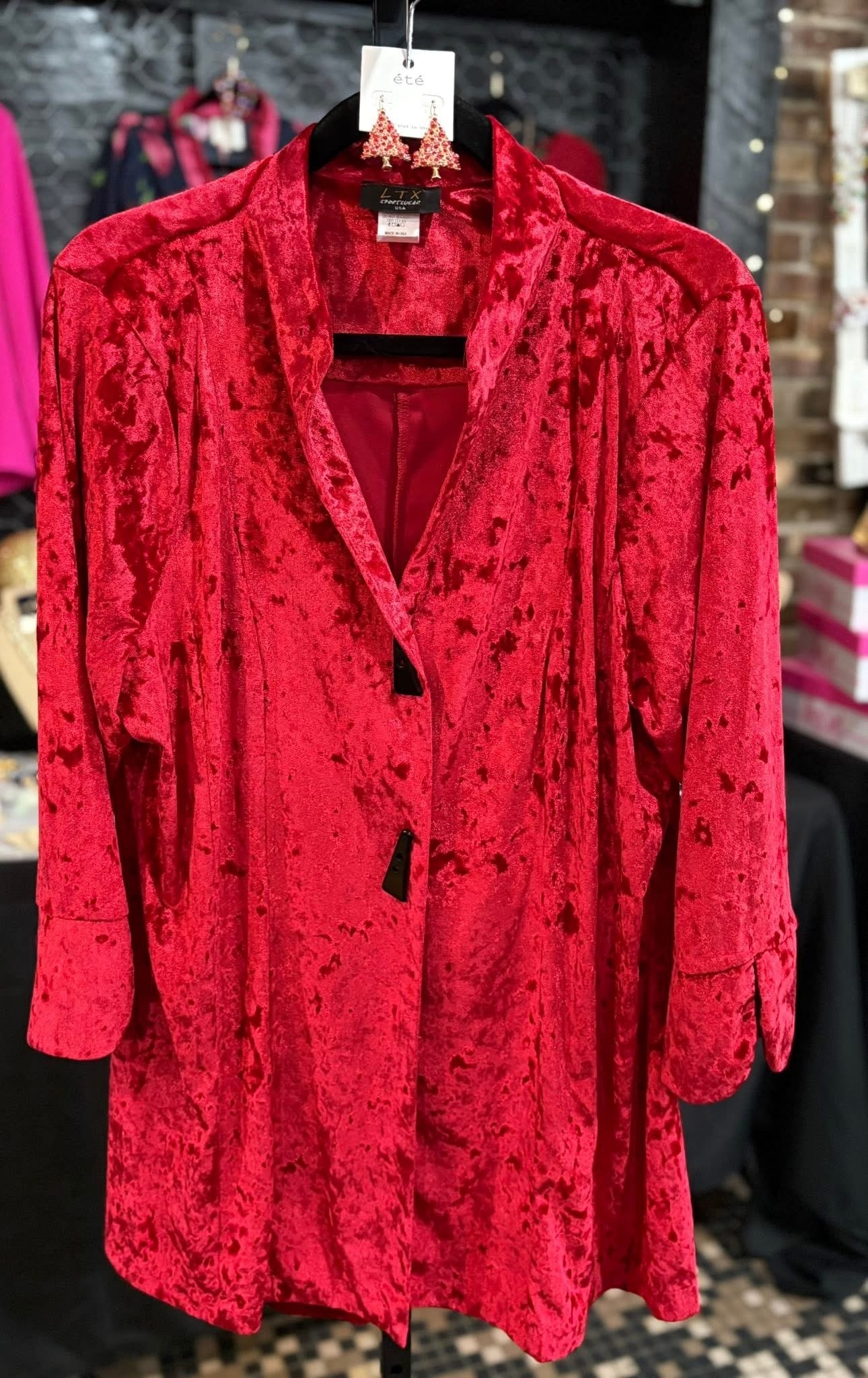 Celebrate Velour Jacket by LTX!