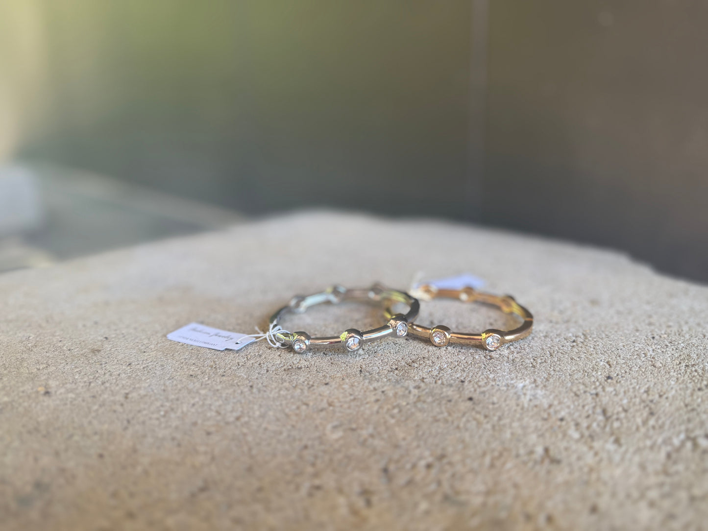 Round Crystal Stretch Bracelet