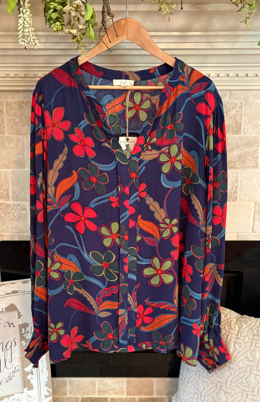 Flower Power Top by Easel!