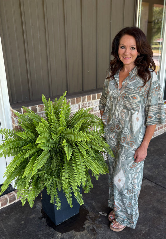 "Class Reunion" 2 piece pant set by GiGio